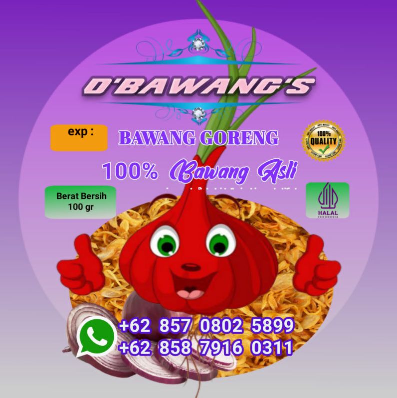 Bawang Goreng D'BAWANG'S 250 gr