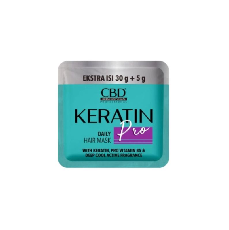 CBD Keratin Pro Daily Hair Mask Saset 30gr