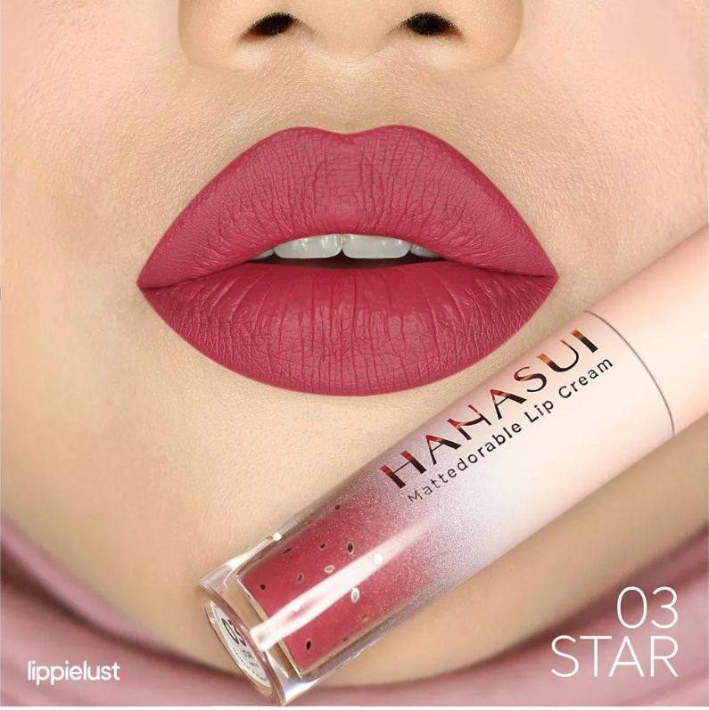 Hanasui Mattedorable Lipcream 03 Star 