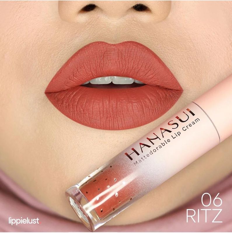 Hanasui Mattedorable Lipcream 06 Ritz