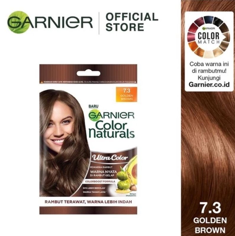 Garnier Hair Color 7.3 Golden Brown